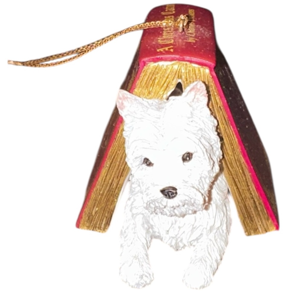2004 Danbury Mint Westie Wonderland "A Christmas Carol" West Highland Terrier
